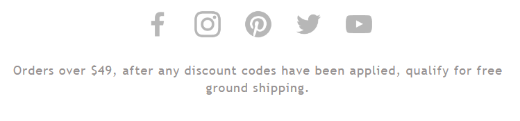 TCHO Chocolate email footer.